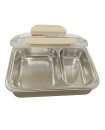 Lunch Box - Acrylic/Stainless - White